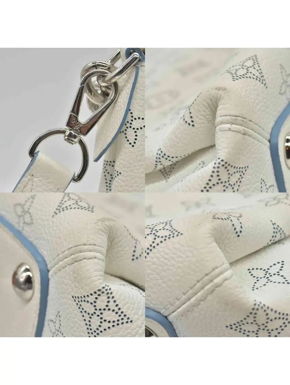 $3950 Louis Vuitton LV Monogram Babylone BB White